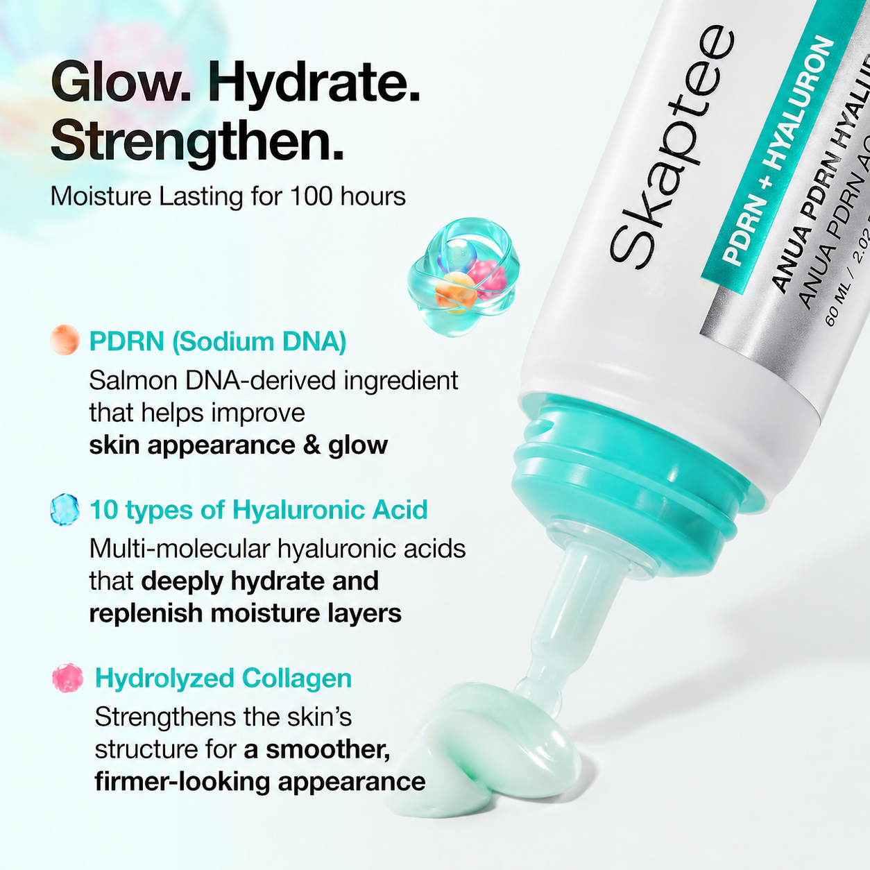 PDRN Hyaluronic Acid 100 Moisturizing Cream